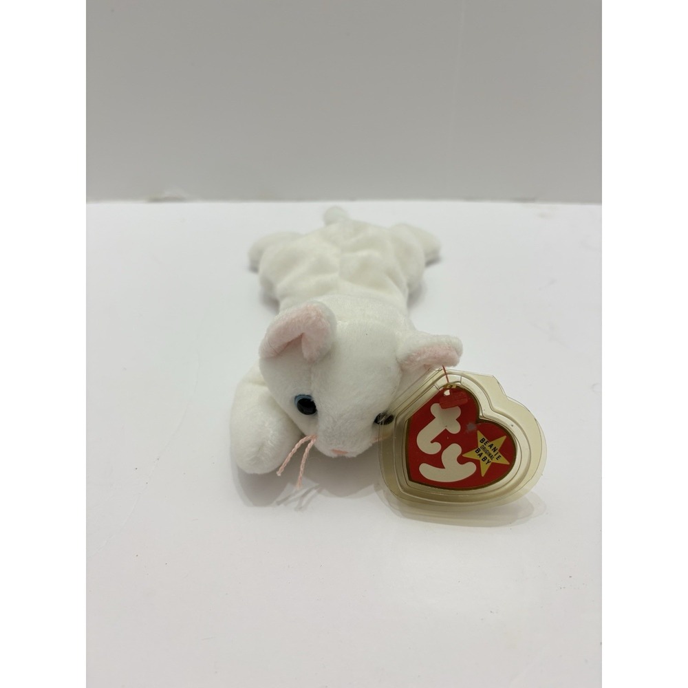 Ty Beanie Babies Flip the Cat Plush 1993 With Tag And Tag Protector